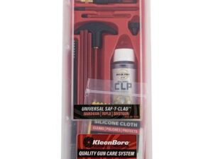 KleenBore Universal SAF-T-CLAD Cleaning Kit .22 Cal. - 12 ga Handgun Rifle Shotgun
