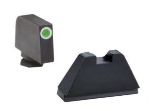 Ameriglo Tritium Tall Sights for all Glock Models except 42 43 -Green/White Outline