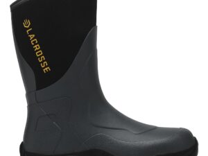LaCrosse Alpha Agility Field Boot 12" Black/Gray Size 13
