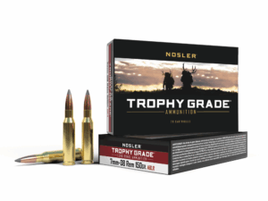 Nosler Trophy Grade Rifle Ammunition 7mm-08 Rem 150 gr ABLR 2750 fps 20/ct