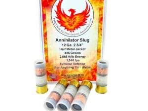 Phoenix Rising Annihilator Slug Shotshell 12ga 2-3/4" 485gr Slug 1540 fps 5/ct