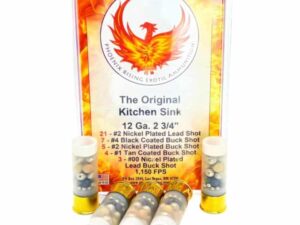 Phoenix Rising "Kitchen Sink" - Multiple Buckshot Size Shotshells 12ga 2-3/4" 1150fps 5/ct