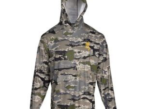 Browning Hooded Long Sleeve Tech Shirt Ovix Camo S