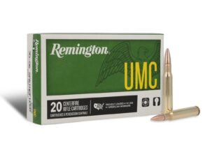 Remington UMC Rifle Ammunition .30-06 Sprg 150 gr FMJ 2910 fps 20/ct