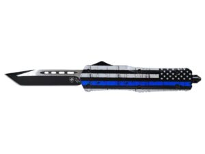 Templar Knife Large Knife 3-1/2" Tanto Blade Back the Blue