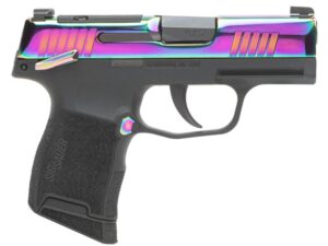 Sig Sauer P365X Handgun 9mm Luger 12rd Magazines (2) 3.1" Barrel Rainbow Titanium Slide with Black Frame