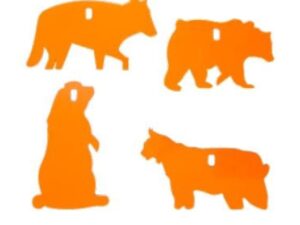 Impact Steel 4-Pack Animal Targets Rimfire Box