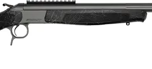 CVA SCOUT TD 350 LEGEND 20" - W/RAIL TUNGSTEN/BLK WEB
