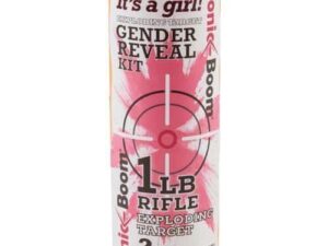 Exploding Rifle Target - Gender Reveal Kit - Girl