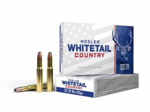 Nosler Whitetail Country Rifle Ammunition 30-30 Win 150gr SP 2390 fps 20/ct