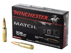 WIN MATCH 308WIN 168GR SM BTHP 20/