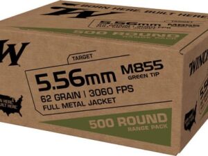 WINCHESTER USA 5.56X45 62GR - GREENT TIP 1000RD CASE LOT