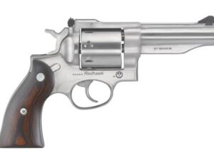 RUGER REDHAWK 357MAG 4.20" AS - STAINLESS WOOD 8-SHOT