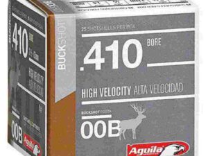 Aguila Hunting Shotshells .410 ga 2-1/2" 1/2oz 1100 fps #00 25/ct
