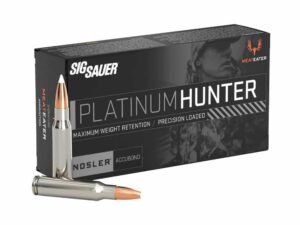 Sig Sauer Platinum Hunter Accubond Rifle Ammunition .243 Win 90gr PT 3200 fps 20/ct