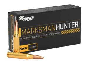 Sig Sauer Marksman Hunter GameKing Rifle Ammunition 6.5 Creedmoor 130gr HPBT 2820 fps 20/ct