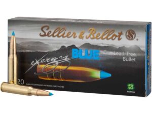 Sellier & Bellot eXergy Blue Rifle Ammunition .308 Win 110gr 2766 fps 20/ct