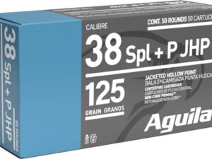 AGUILA 38 SPECIAL 125GR JHP - 50RD 10BX/CS