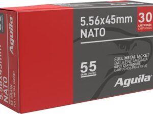 AGUILA 5.56X45 55GR FMJ 450RD - BATTLE PACKS 5/BATTLE PER CASE