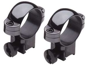BURRIS MED 1" .22 RINGS DLX STEEL BK
