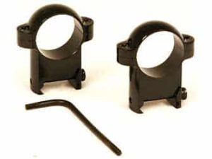 BURRIS HIGH 1" ZEE RINGS BLK