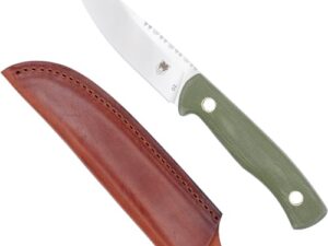 COBRATEC KOONSMAN 4" FIXED BLD - OD GREEN D2 W/LEATHER SHEATH