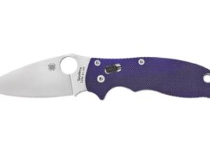 SPYDERCO MANIX 2 G-10 DARK BL 3.375"