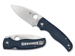 SPYDERCO SHAMAN G-10 3.58" BLUE