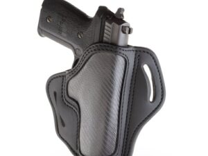 PROJECT STEALTH OPEN TOP BELT HOLSTER - BLACK, RIGHT HANDED, CARBON FIBER, BERETTA 92FS, BH2.3