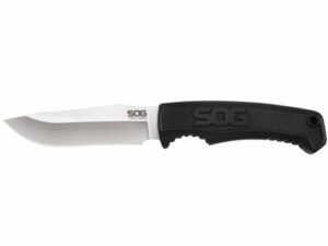FIELD KNIFE - BLACK, CLIP POINT, PLAIN EDGE, 4" BLADE
