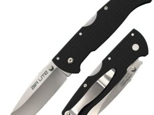 AIR LITE DROP POINT FOLDING KNIFE - DROP POINT, BLACK