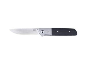 BAMBOOZLED KNIFE - BLACK, DROP POINT, PLAIN EDGE, 3.34" BLADE