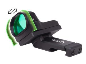 Viridian PINCH Adjustable 35 Degree Offset Mount Shield RMSc Adapter