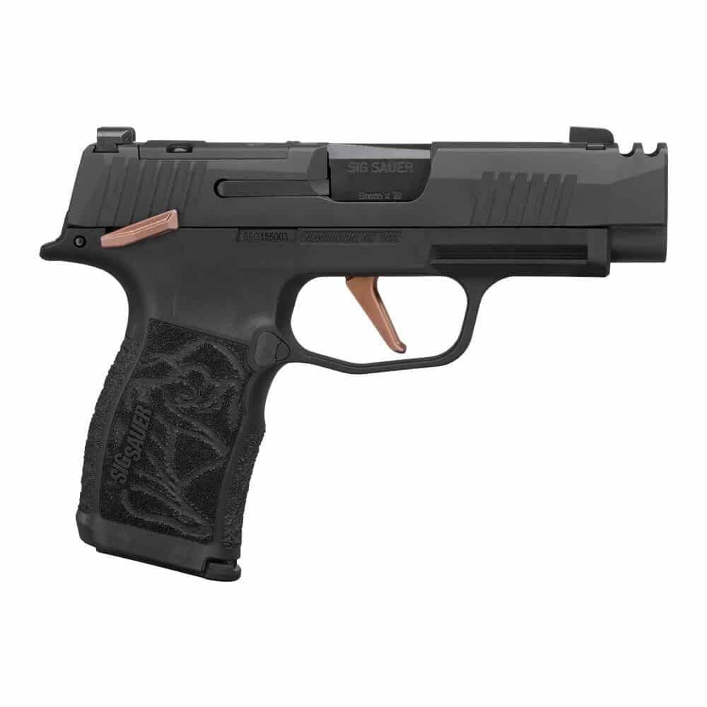 Sig Sauer P365-XL Rose Comp CA Approved Handgun 9mm Luger 10rd Magazines(2) 3.1" Barrel Manual Safety