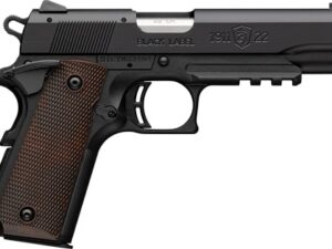 BROWNING 1911-22 22LR FS - 4.25" MATTE BLACK/BROWN GRIPS