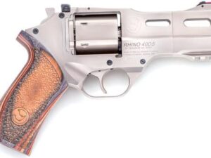 CHIAPPA RHINO 40DS 357MAG - 4" ADJ. SIGHT CHROME/WALNUT.