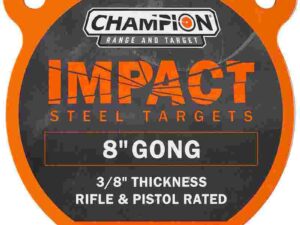 Champion Impact Steel Gong Target 8" Round