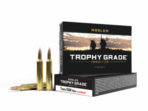 Nosler Trophy Grade Rifle Ammunition 7mm RUM 160 gr AB 3225 fps - 20/ct