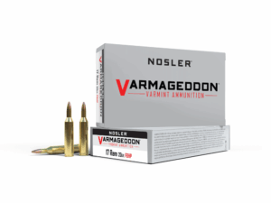 Nosler Varmegeddon Rifle Ammunition .17 Rem 20 gr FBHP 3550 fps - 20/box