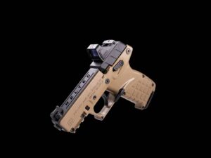 Kel-Tec P17 Pistol - Tan | .22 LR | 3.8" Threaded Barrel | 16rd | Green Dot & Holster