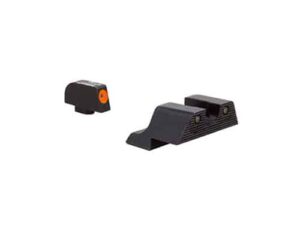 HD XR NIGHT SIGHTS - GLOCK SMALL FRAMES, FRONT ORANGE OUTLINE/GREEN TRITIUM, REAR BLACK OUTLINE/GREEN TRITIUM