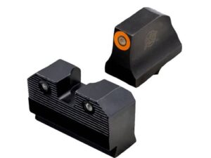 R3D 2.0 SUPPRESSOR HEIGHT NIGHT SIGHTS - GLOCK 17/19, ORANGE TRITIUM