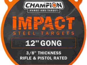 Champion Impact Steel Gong Target 12" Round