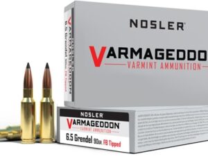 NOSLER VARMAGEDDON 6.5 GRENDAL - 90GR FBT 20RD 10BX/CS