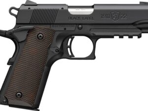 BROWNING 1911-22 22LR COMPACT - 3.58" MATTE BLACK/BROWN GRIPS