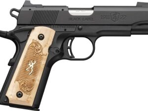 BROWNING 1911-22 22LR COMPACT - MEDALLION 3.58" BLACK/MAPLE