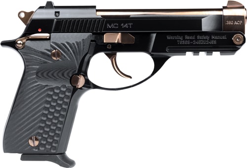 GIRSAN MC14T COLORWAY 380ACP - G10 13RDS ROSE GOLD/GLOSS BLK