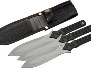 SZCO RITE EDGE 10" DRAGON - THROWING KNIFE 3PC SET W/SHTH