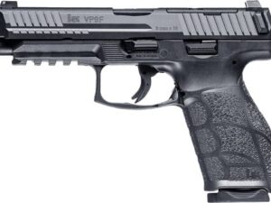 HK VP9A1 F OPTICS READY 9MM - 4.5" BBL 2-10RD MAGS BLACK