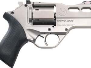 CHIAPPA RHINO 30SA 357MAG - 3" ADJ. SIGHT CHROME/RUBBER